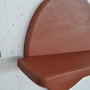 Hanah Home Estantería de Pared de Madera Decorativa Naranja Meh225